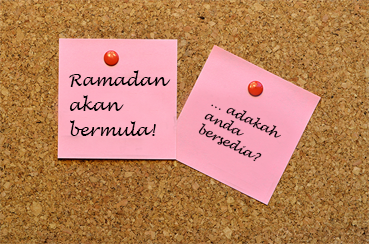 Preparations prior to fasting during Ramadan